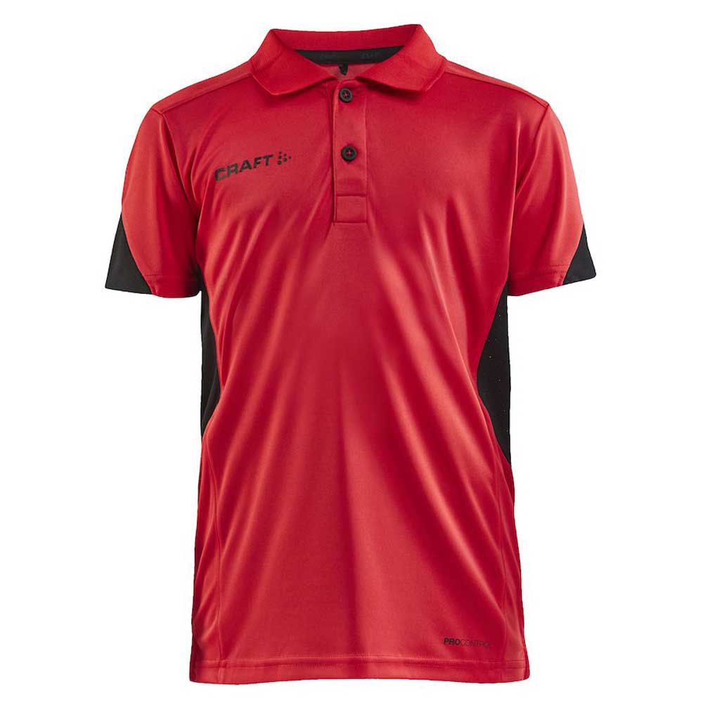 Craft Pro Control Impact Short Sleeve Polo Shirt Rouge 134-140 cm