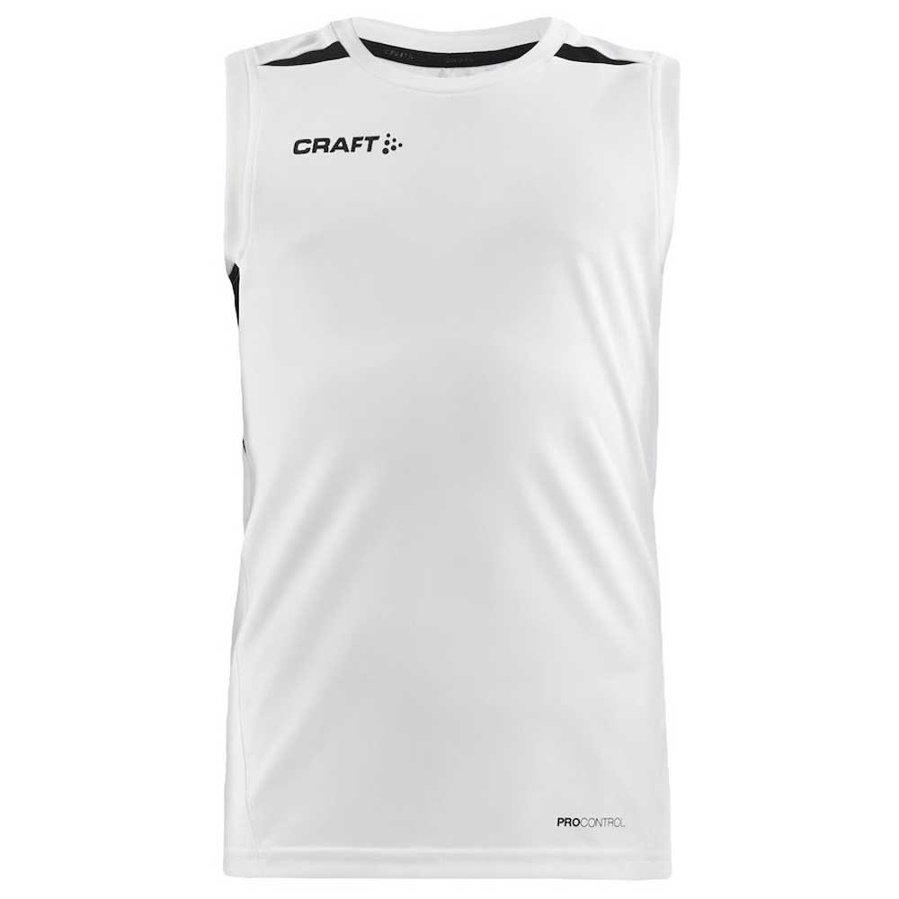 Craft Pro Control Impact Sleeveless T-shirt Blanc 134-140 cm Garçon
