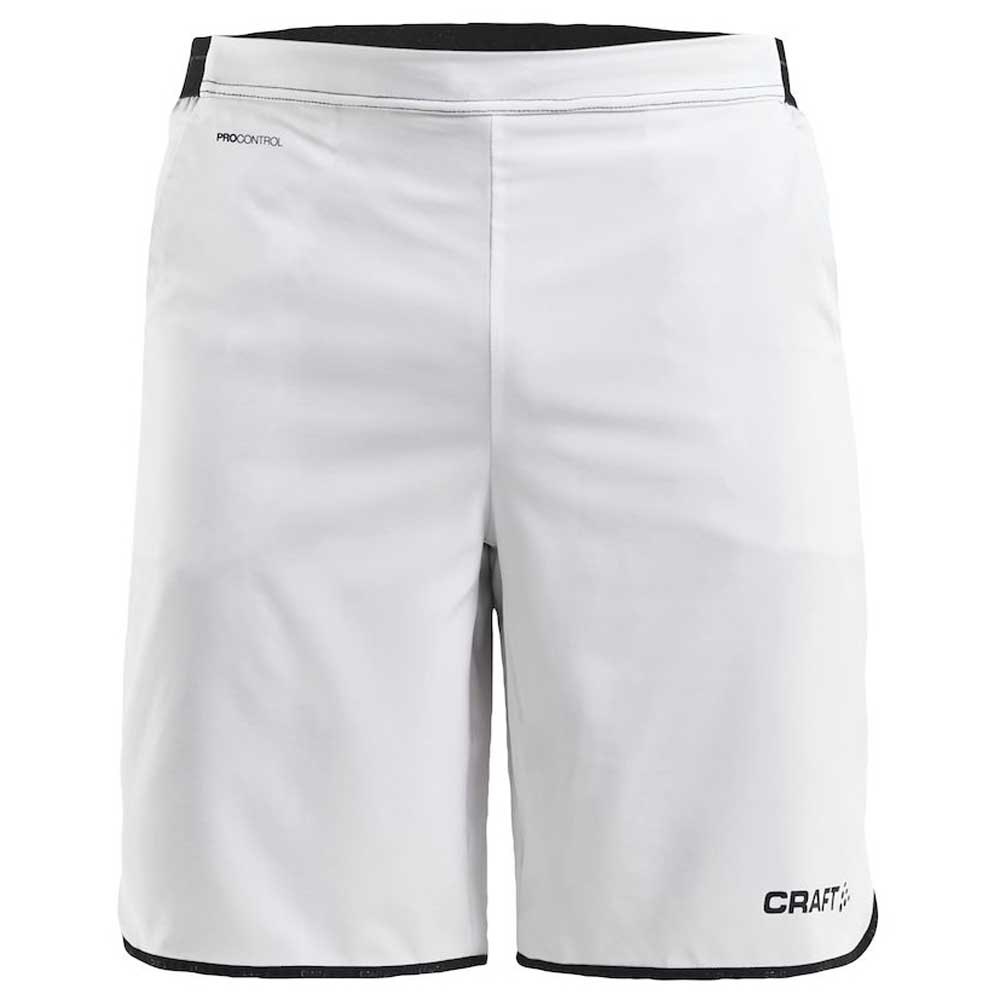 Craft Pantalon Court Pro Control Impact S White / Black