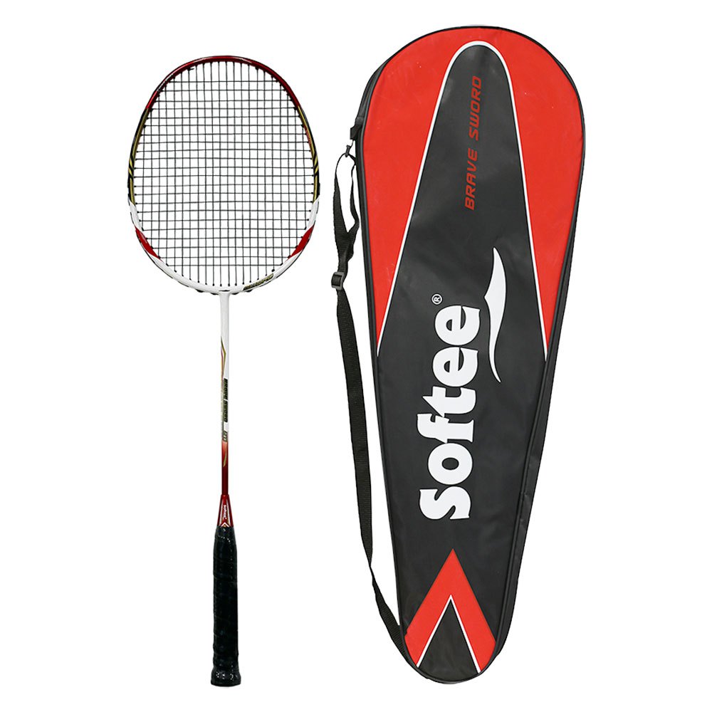 Softee Raquette De Badminton 10k Premium One Size Red / White