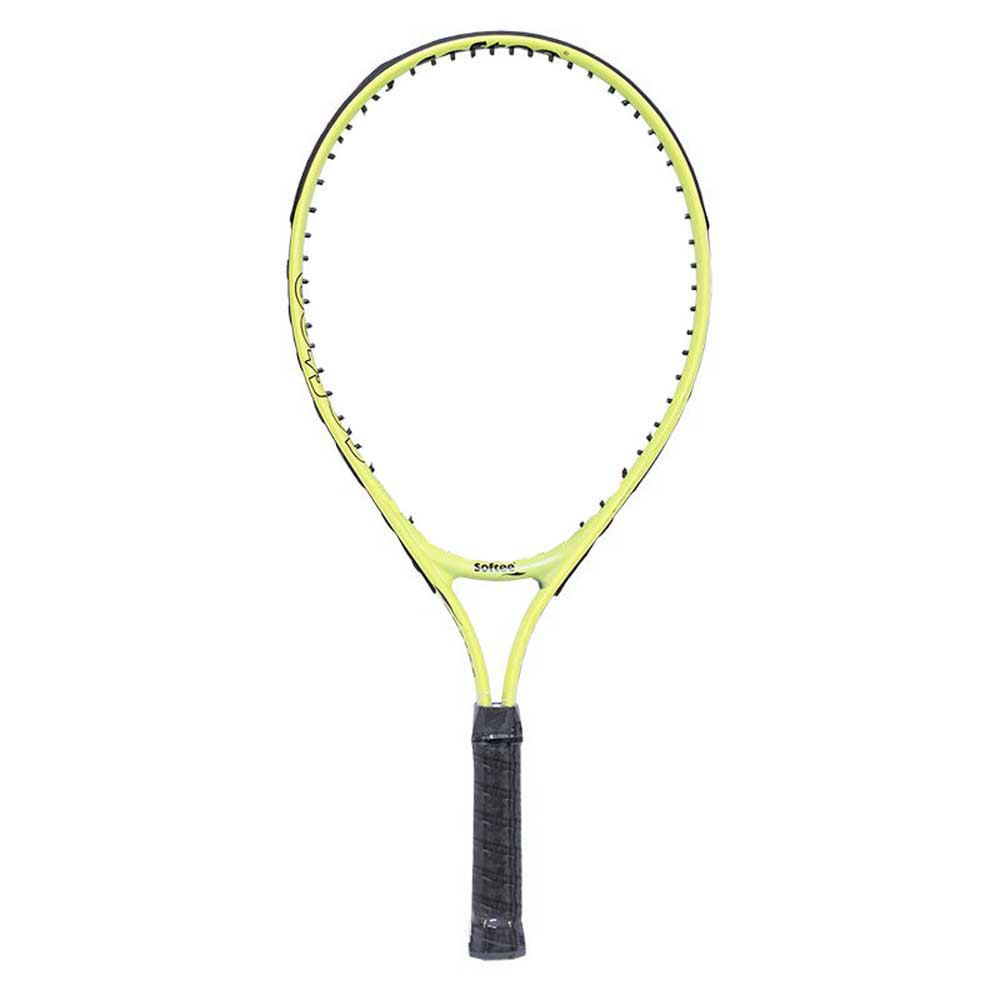 Softee Raquette Tennis Sans Cordage T600 Max 21 One Size Yellow