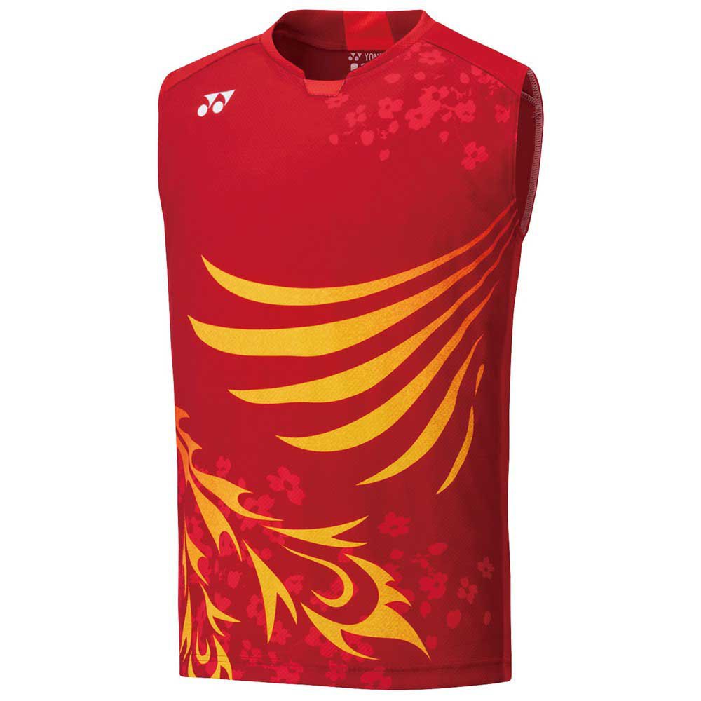 Yonex Japan Team Sleeveless T-shirt Rouge XL Homme