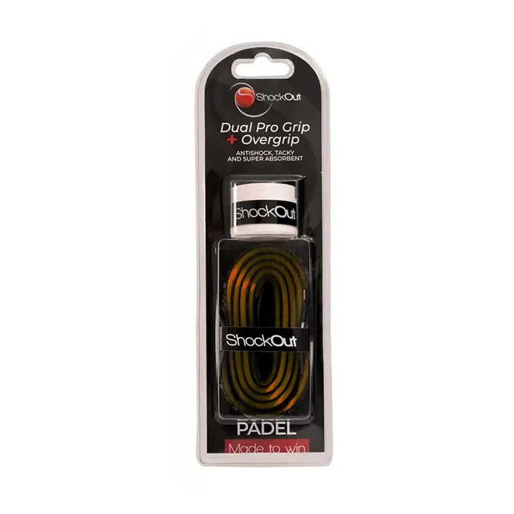 Shockout Padel Grip+surgrip Dual Pro One Size Black / Yellow