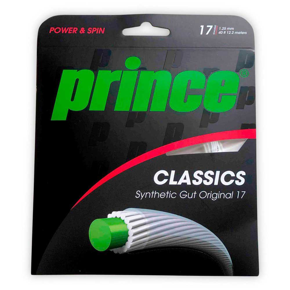 Prince Synthetic Gut Original 12.2 M Tennis Single String Blanc 1.25 mm