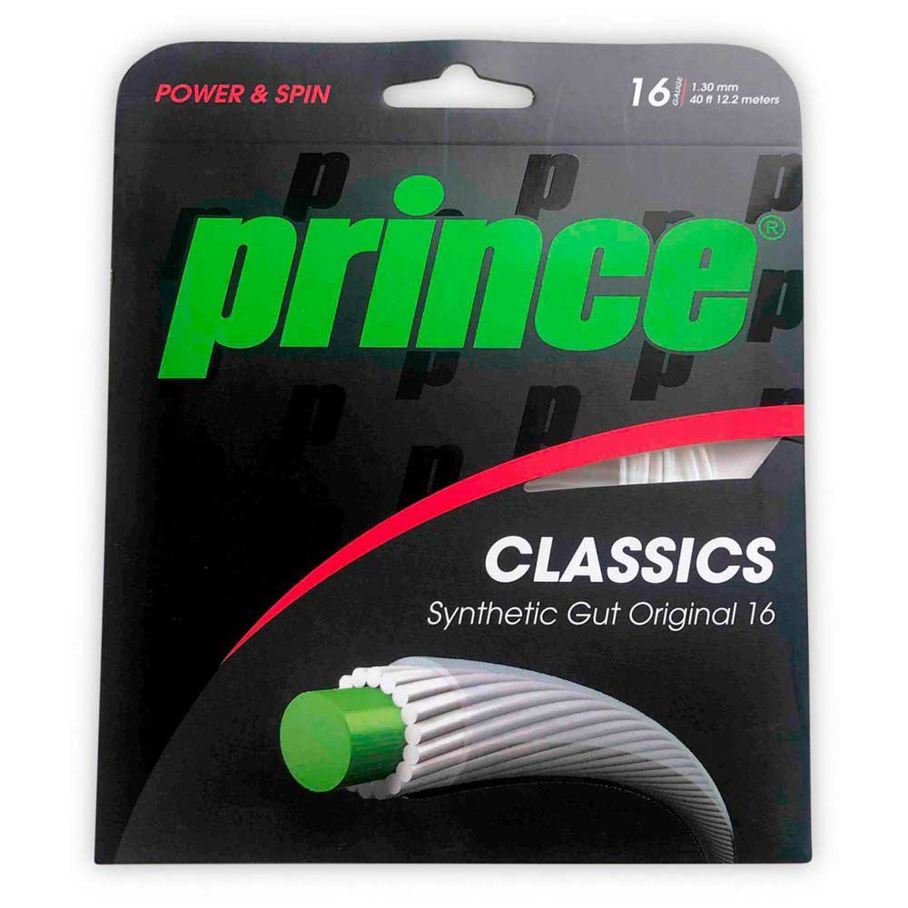 Prince Synthetic Gut Original 12.2 M Tennis Single String Blanc 1.30 mm