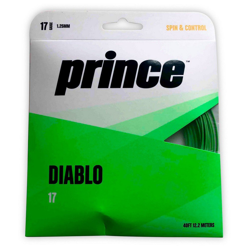 Prince Diablo 12.2 M Tennis Single String Vert 1.25 mm