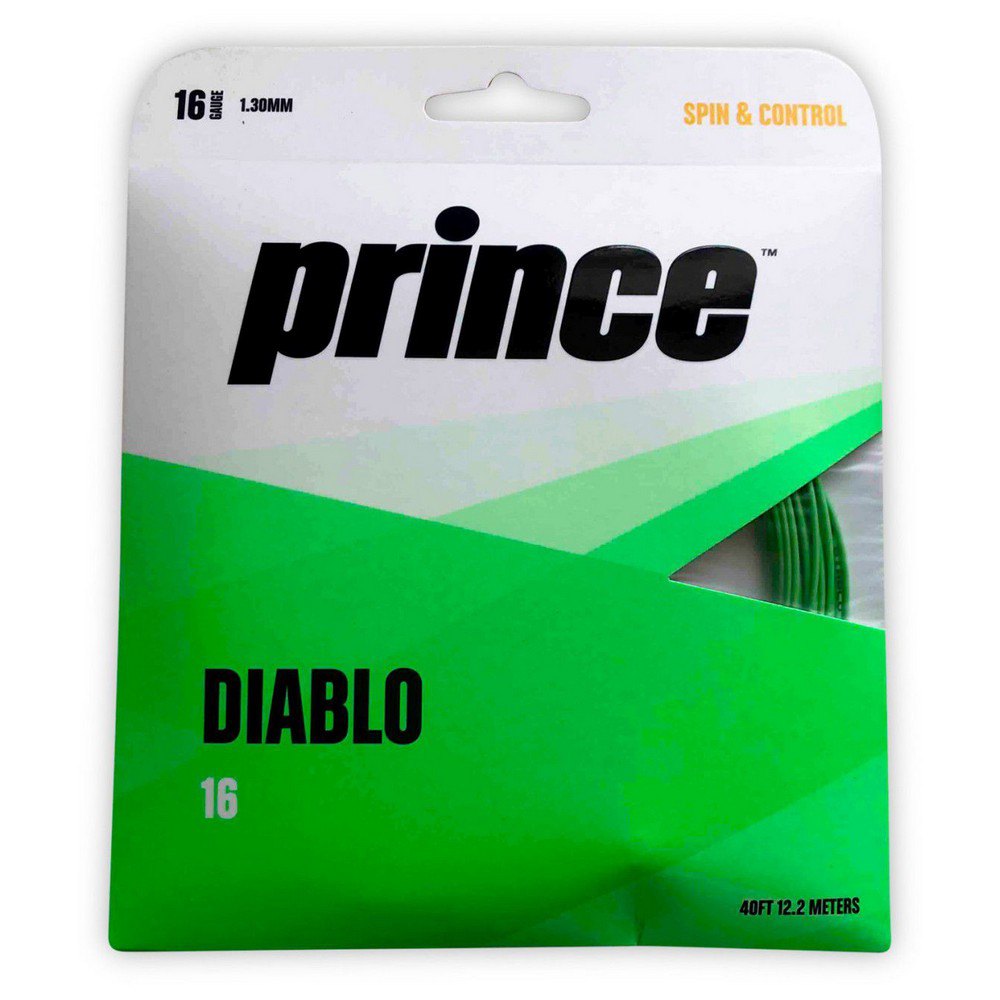 Prince Diablo 12.2 M Tennis Single String Vert 1.30 mm