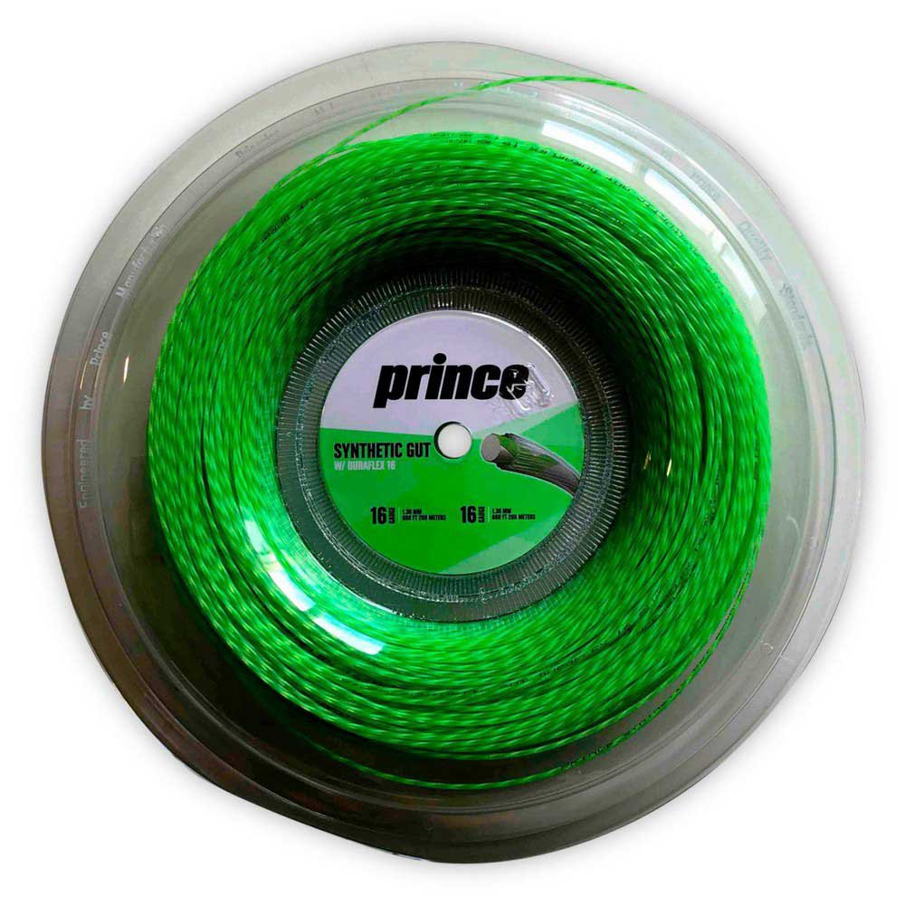 Prince Synthetic Gut Duraflex 200 M Tennis Reel String Vert 1.30 mm