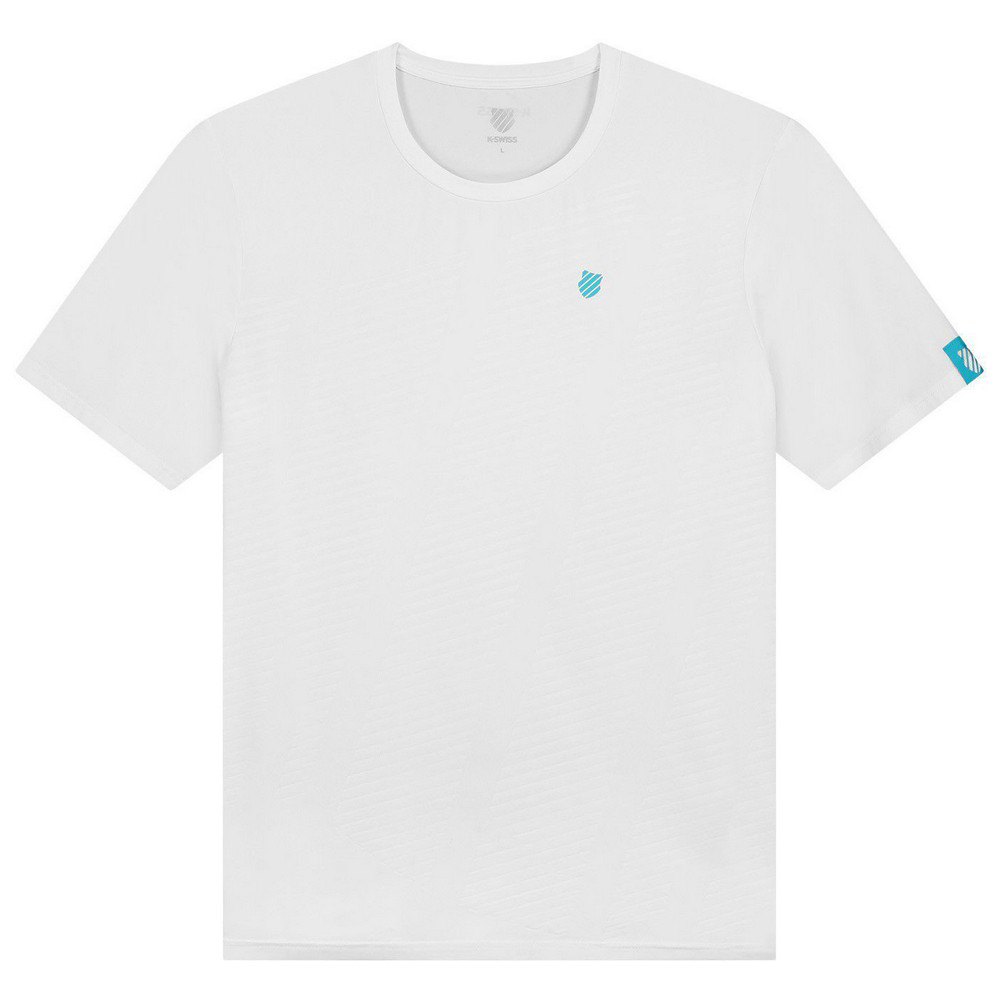 K-swiss Hypercourt Shield Short Sleeve T-shirt Blanc S