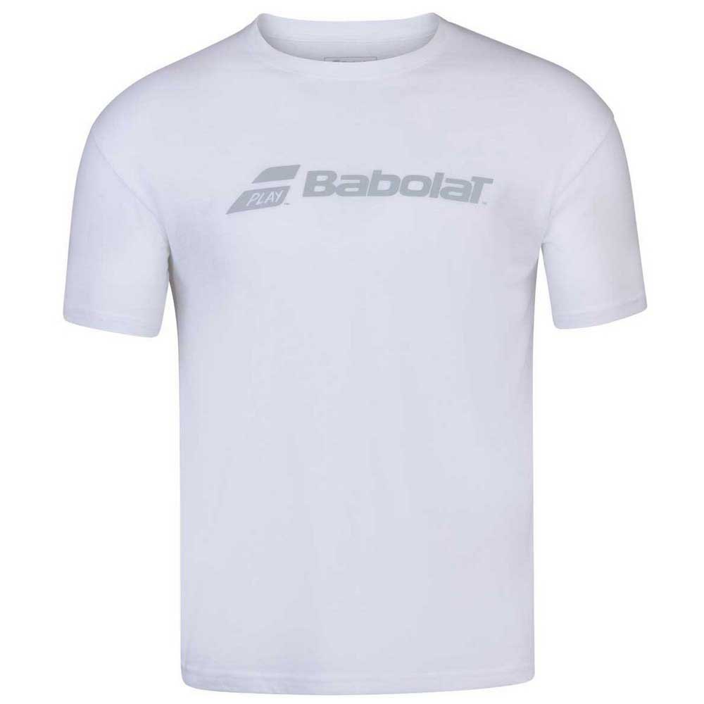 Babolat Exercise Logo Short Sleeve T-shirt Blanc 8-10 Years Garçon