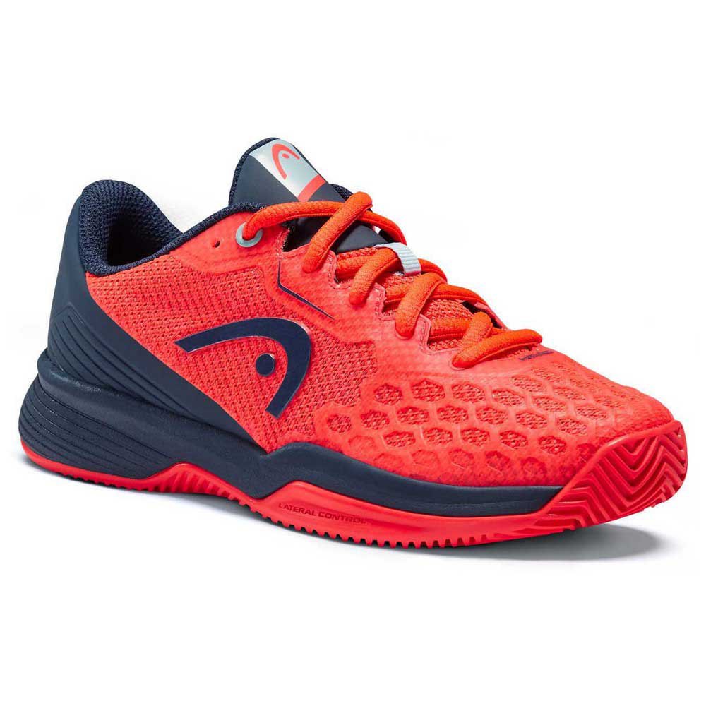 Head Racket Chaussures Terre-battue Revolt Pro 3.5 EU 31 1/2 Neon Red / Dress Blue