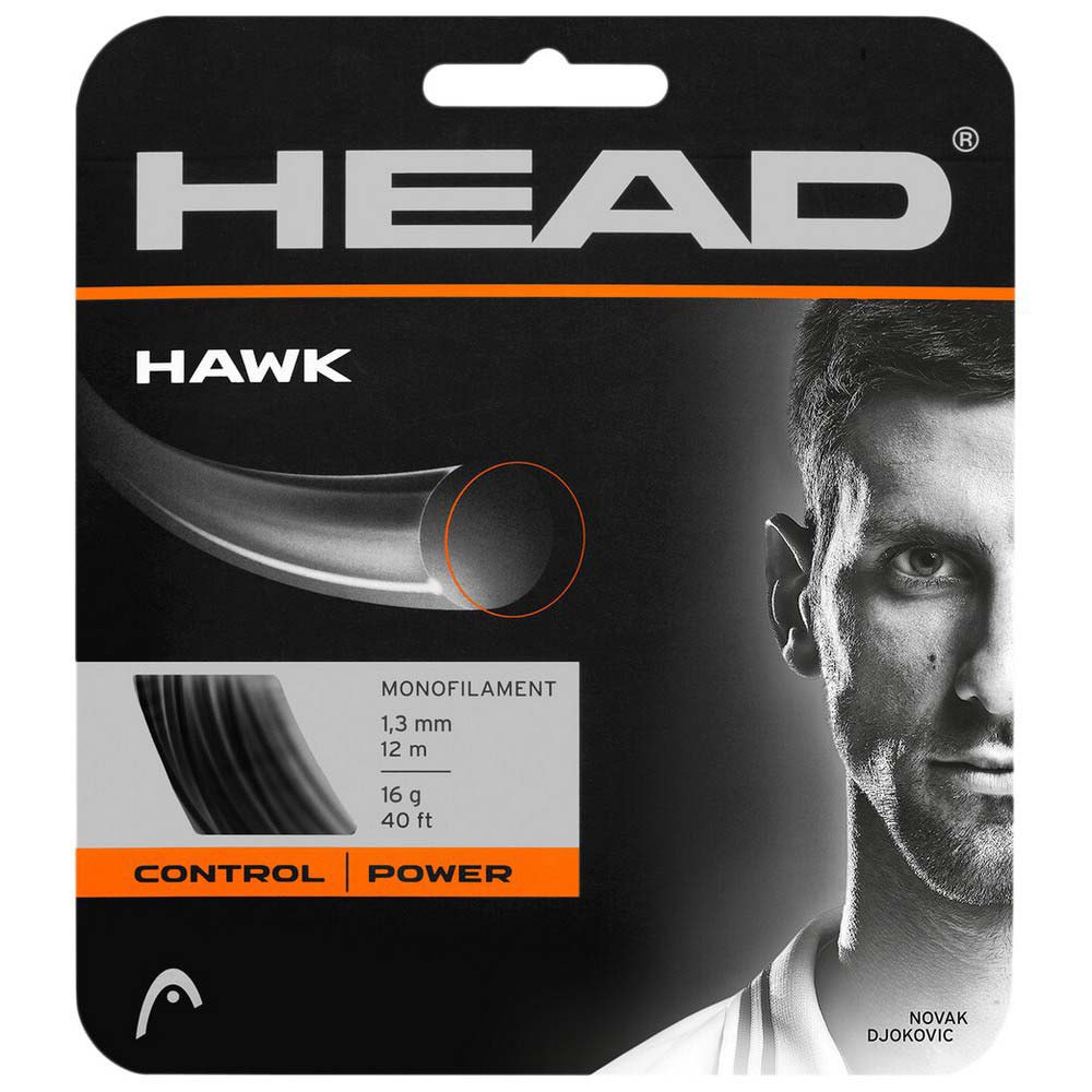 Head Racket Hawk 12 M Tennis Single String Noir 1.25 mm