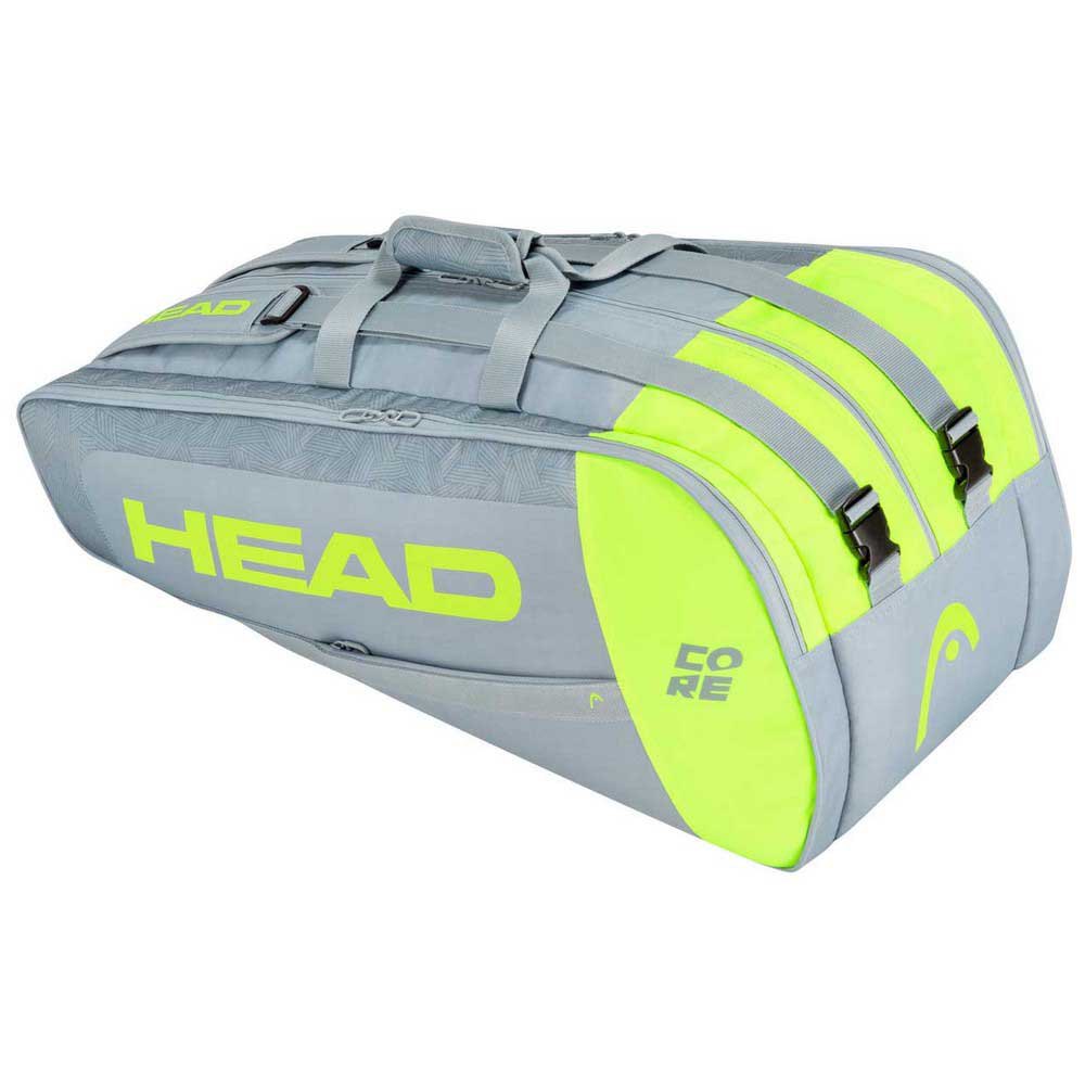 Head Racket Sac Raquettes Core Supercombi One Size Grey / Neon Yellow