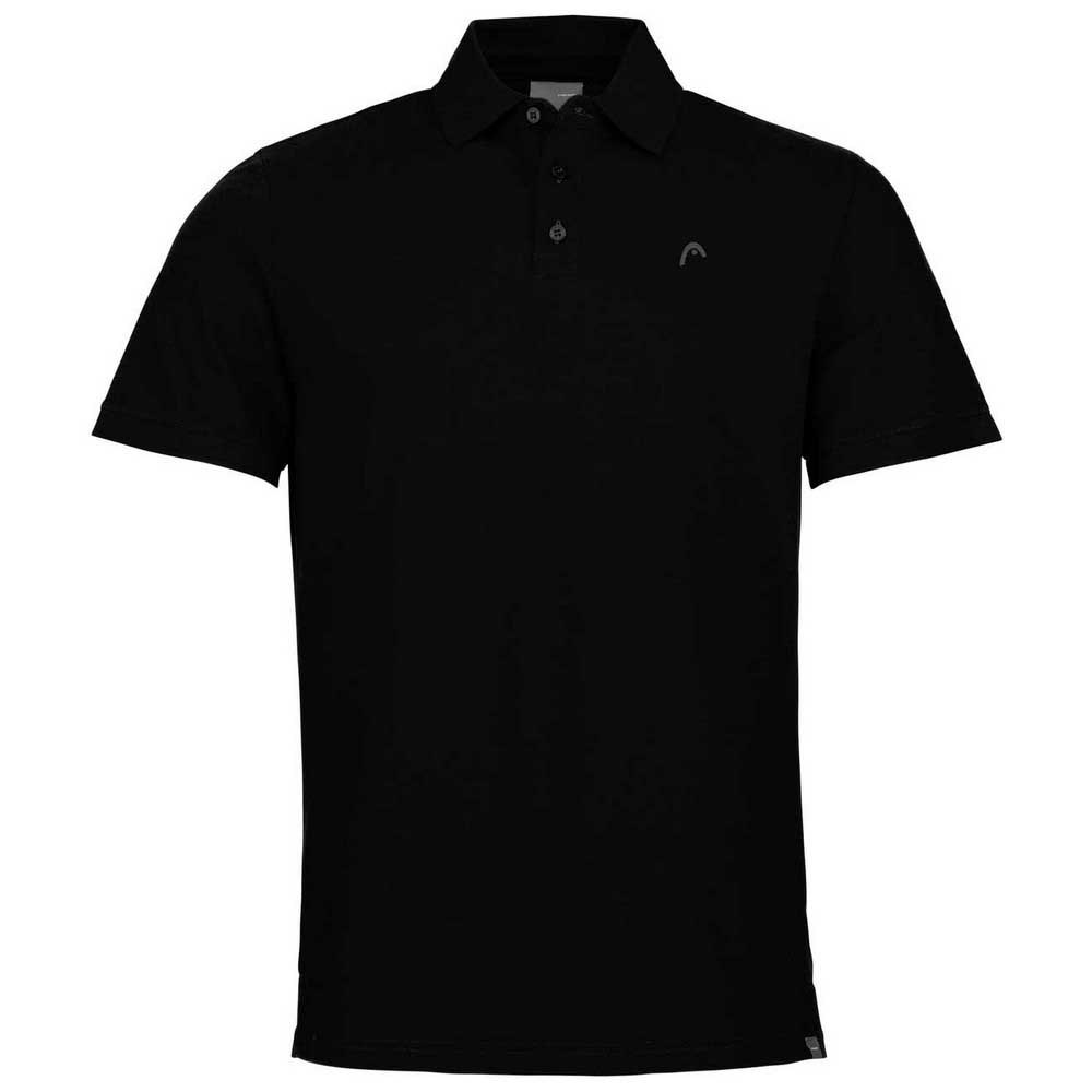 Head Racket Short Sleeve Polo Shirt Noir XL Homme