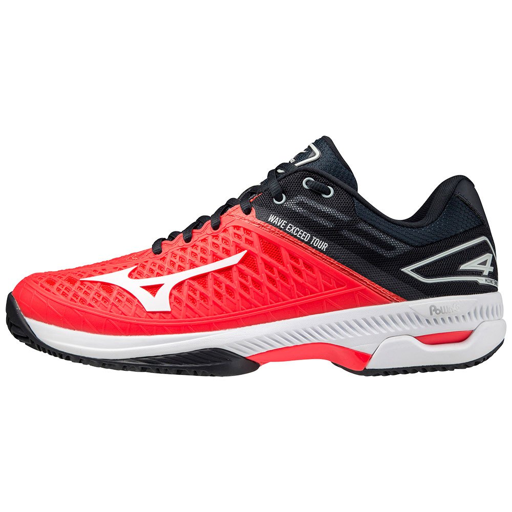 Mizuno Wave Exceed Tour 4 Clay Shoes Rouge EU 44 1/2 Homme