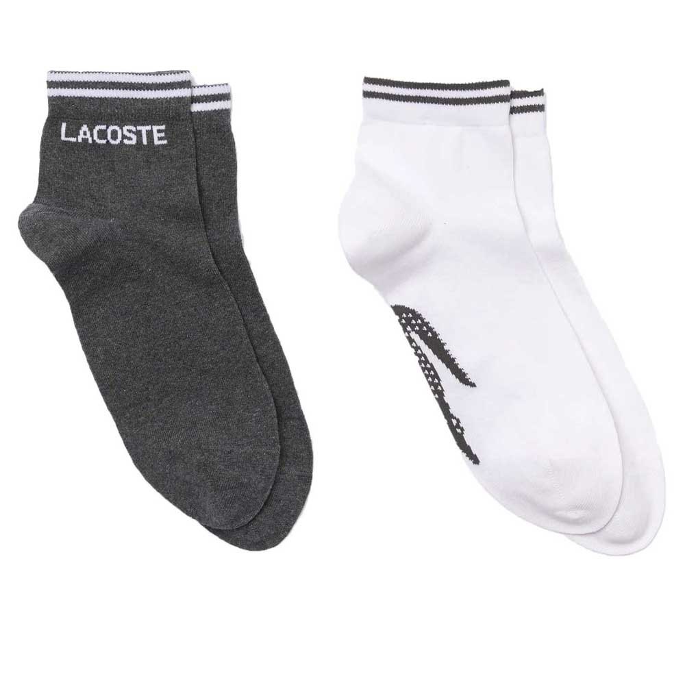 Lacoste Sport Cotton Socks 2 Pairs Multicolore EU 36-40