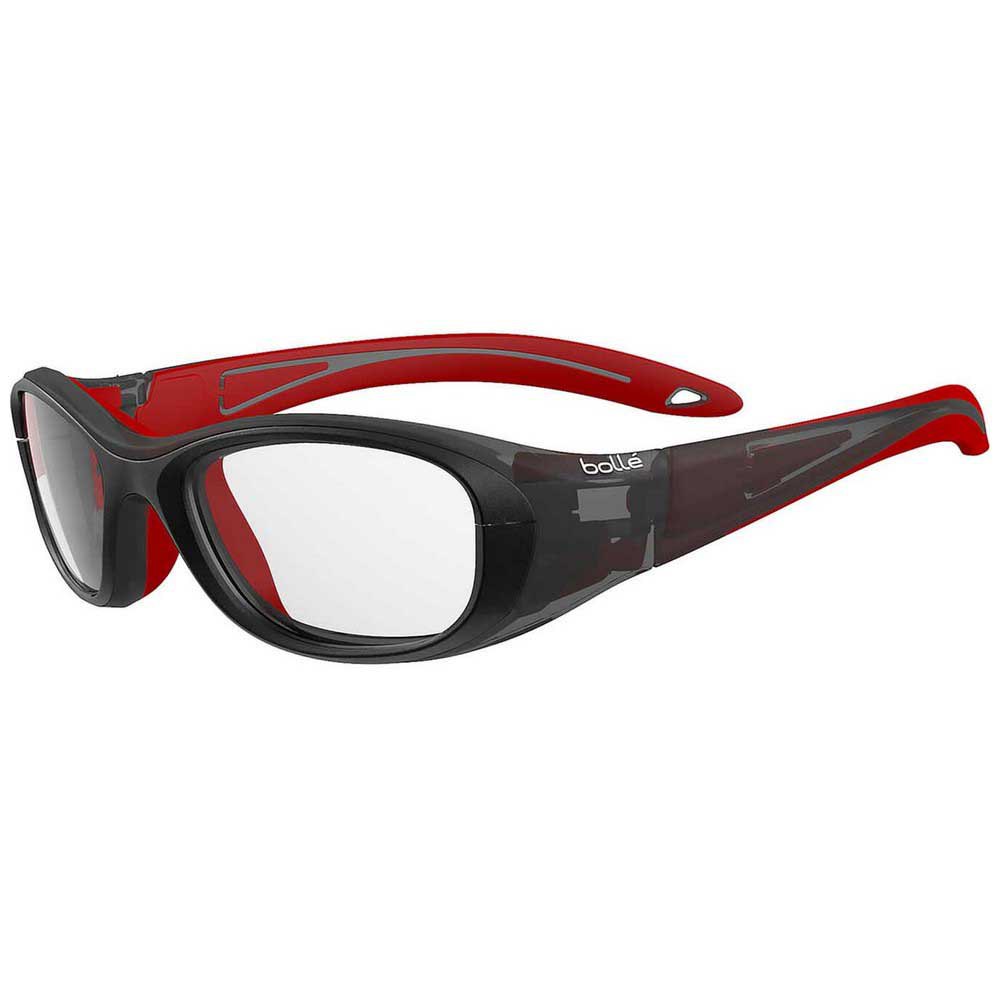 Bolle Coverage 52 Squash Glasses Junior Rouge,Noir PC Clear Platinum/CAT0