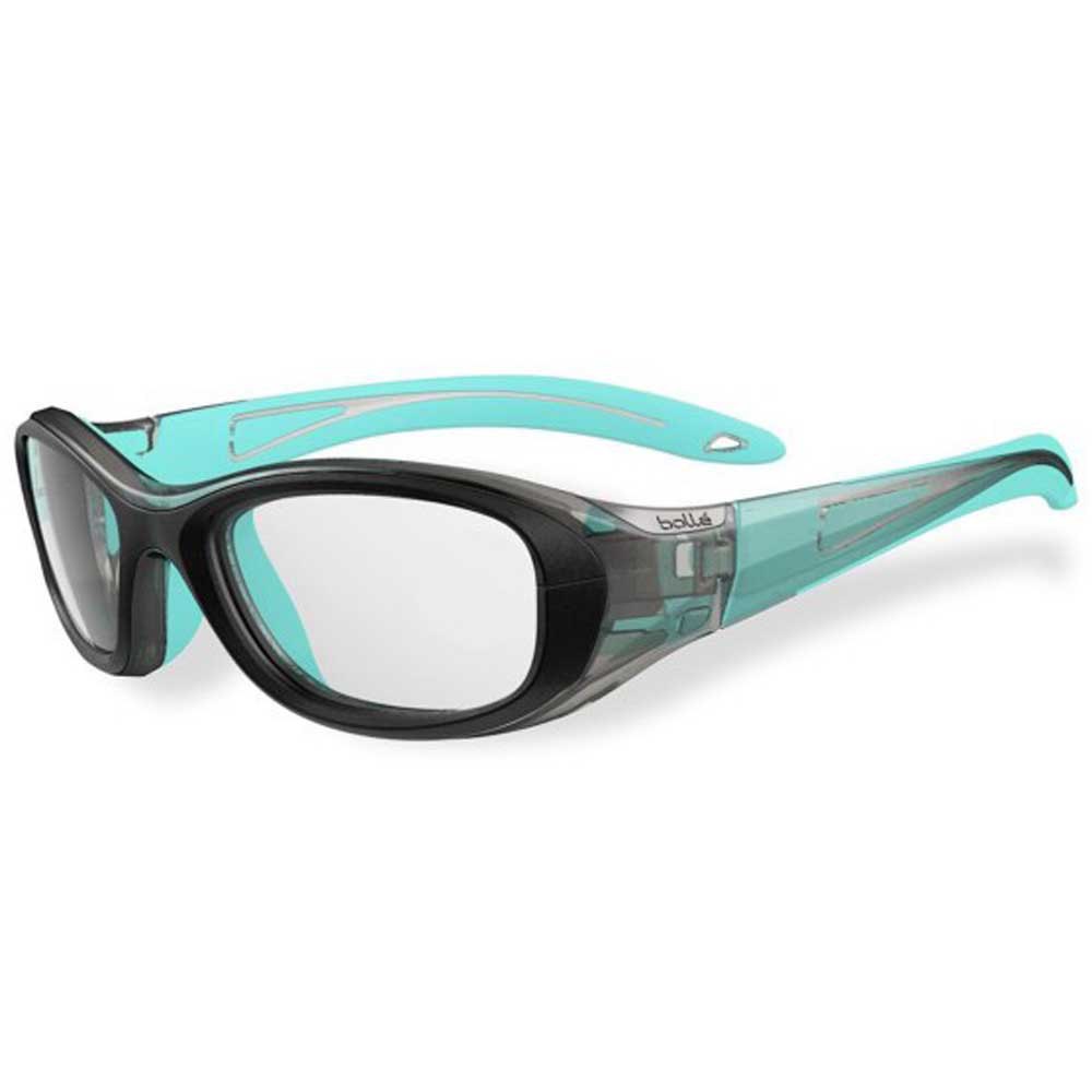 Bolle Coverage 48 Squash Glasses Junior Vert,Noir PC Clear Antifog Antiscratch/CAT0