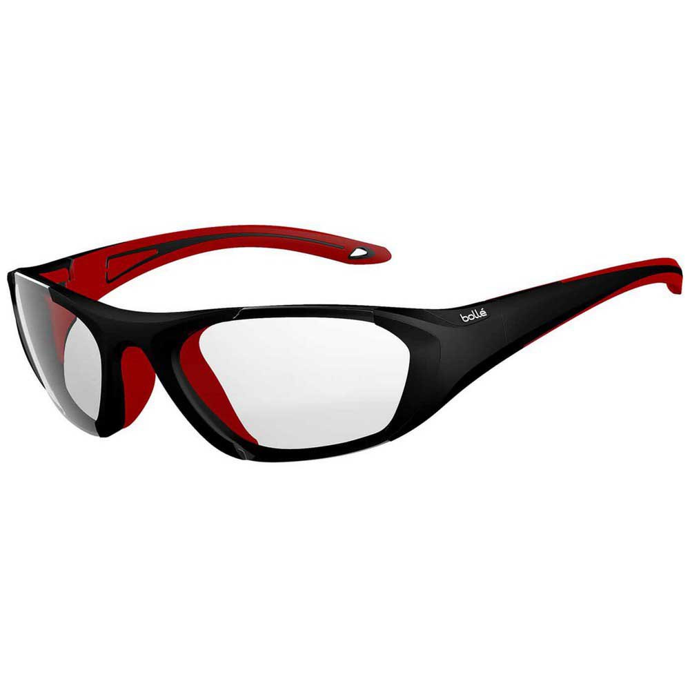 Bolle Baller Squash Glasses Junior Rouge,Noir PC Clear Platinum/CAT0