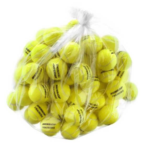 Dunlop Training Tennis Balls Bag Jaune 60 Balls