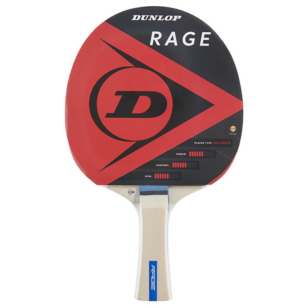 Dunlop Raquette De Tennis De Table Rage One Size Red / Black