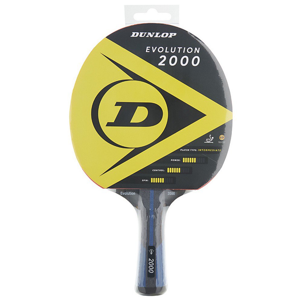 Dunlop Raquette De Tennis De Table Evolution 2000 One Size Yellow / Black