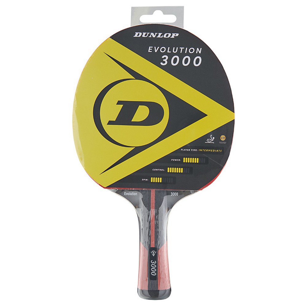 Dunlop Raquette De Tennis De Table Evolution 3000 One Size Yellow / Black