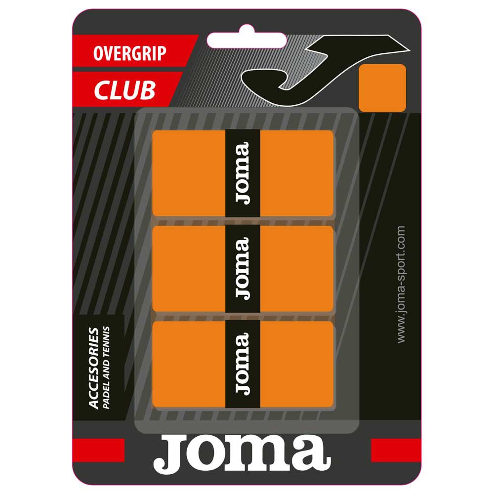 Joma Club Cushion Padel Overgrip 3 Units Orange