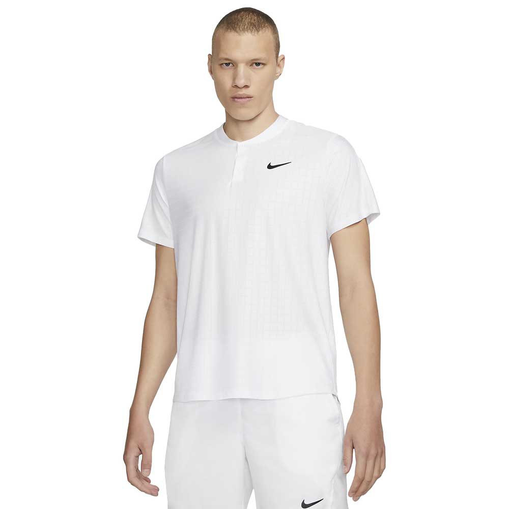 Nike Court Dri Fit Advantage Short Sleeve Polo Shirt Blanc S Homme