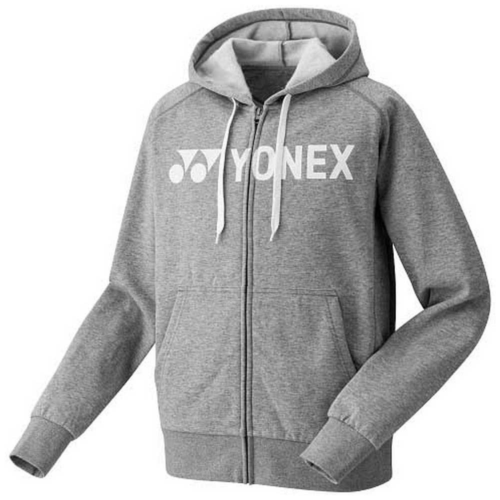 Yonex Ym0018ex Full Zip Sweatshirt Gris XL Homme