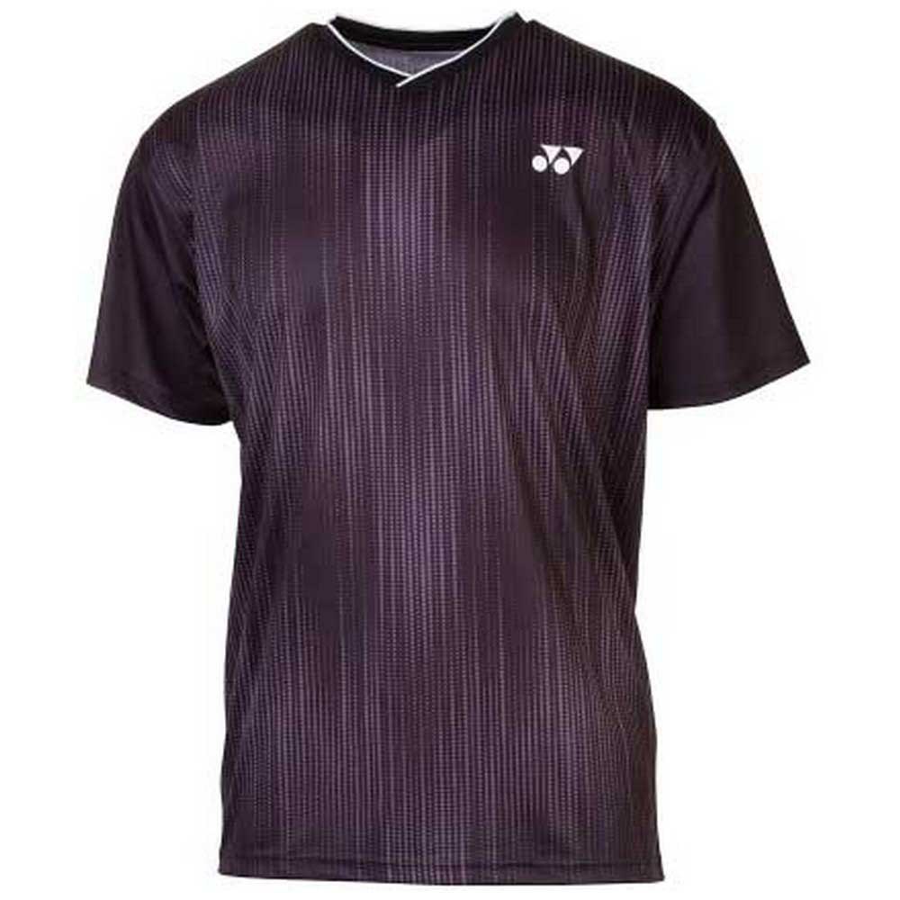 Yonex Crew Neck Short Sleeve T-shirt Noir XL Homme