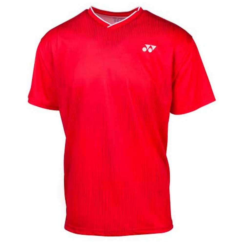 Yonex Crew Neck Short Sleeve T-shirt Rouge S Homme