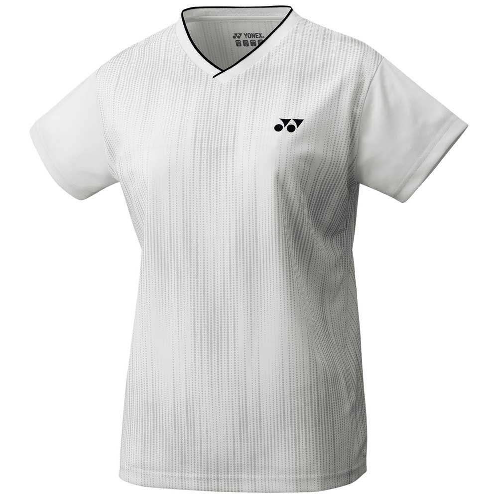 Yonex Crew Neck Short Sleeve T-shirt Blanc XL Femme