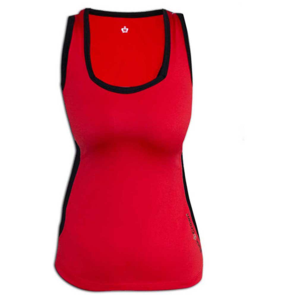 Black Crown Calella Sleeveless T-shirt Rouge M Femme