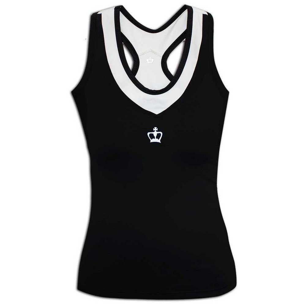 Black Crown Pals Sleeveless T-shirt Noir XL Femme