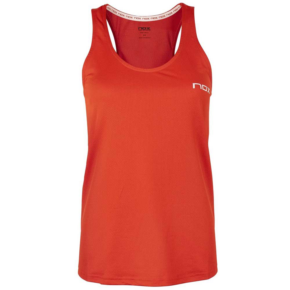 Nox Team Microperforated Sleeveless T-shirt Rouge L Femme