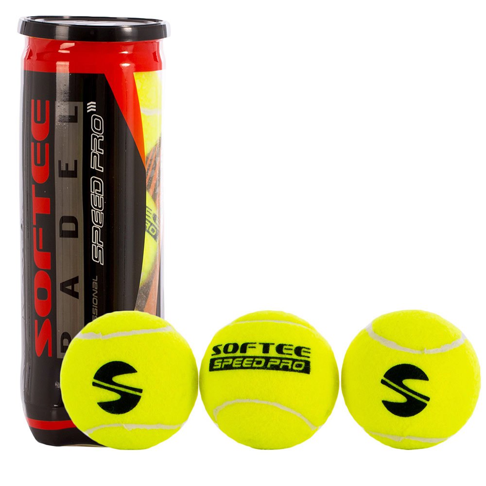 Softee Speed Pro Padel Balls Jaune 3 Balls