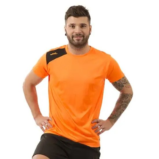 Softee T-shirt à Manches Courtes Full XL Orange Fluor