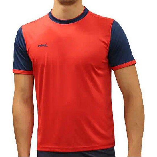 Softee T-shirt à Manches Courtes Line 8 Years Red / Navy