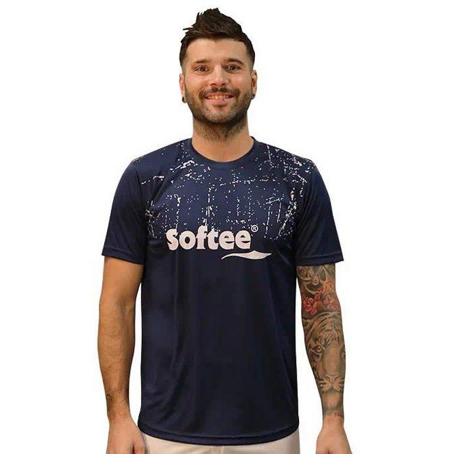 Softee Sensation Short Sleeve T-shirt Bleu M