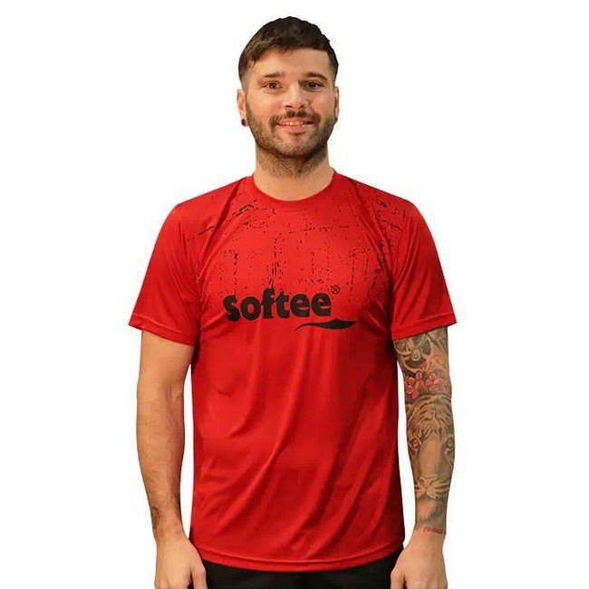 Softee T-shirt à Manches Courtes Sensation S Red / Black