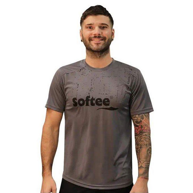 Softee Sensation Short Sleeve T-shirt Gris S Homme