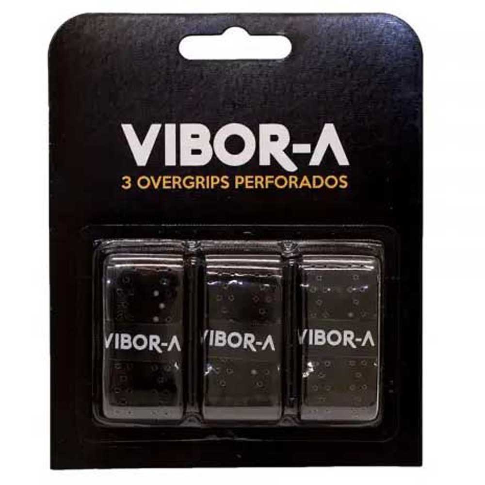 Vibora Pro Perforated Padel Overgrip 3 Units Noir
