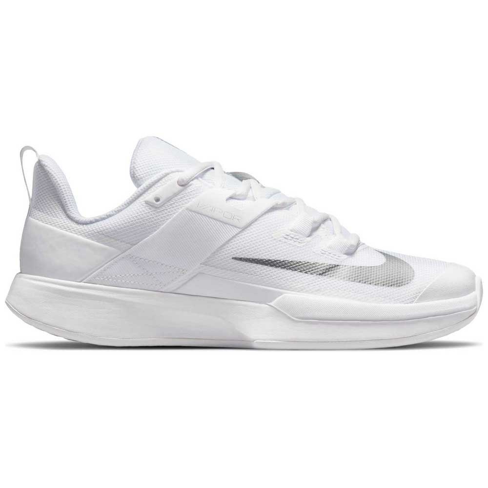 Nike Des Chaussures Court Vapor Lite EU 44 White / Metallic Silverer