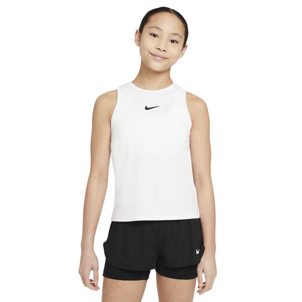 Nike Court Dri Fit Victory Sleeveless T-shirt Blanc 8-9 Years