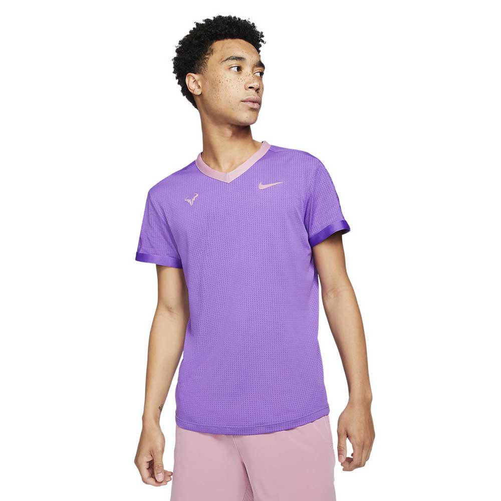 Nike T-shirt Manche Courte Court Dri Fit Advantage Rafa S Wild Berry / Elemental Pink / Elemental Pink