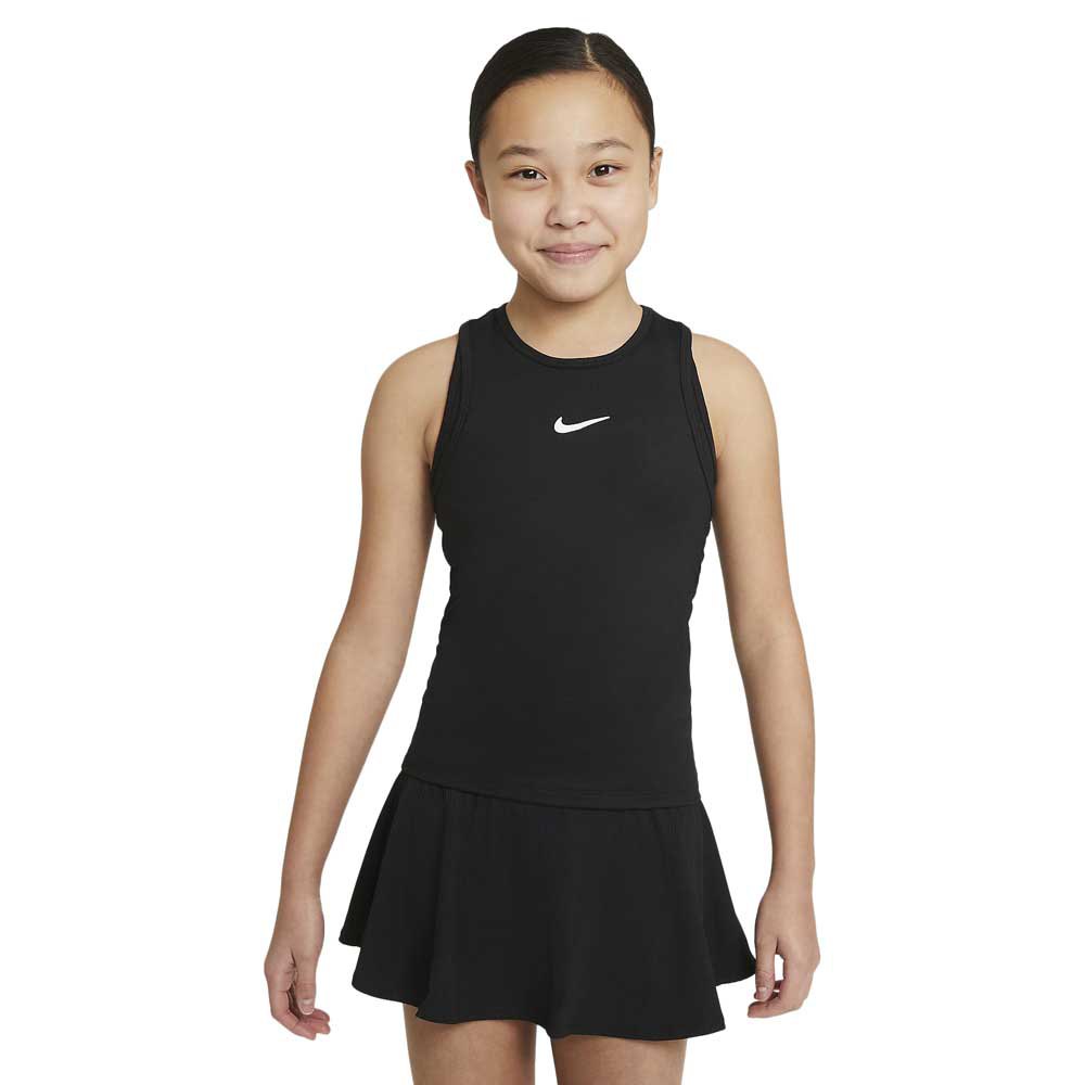 Nike Court Dri Fit Victory Sleeveless T-shirt Noir 12-13 Years