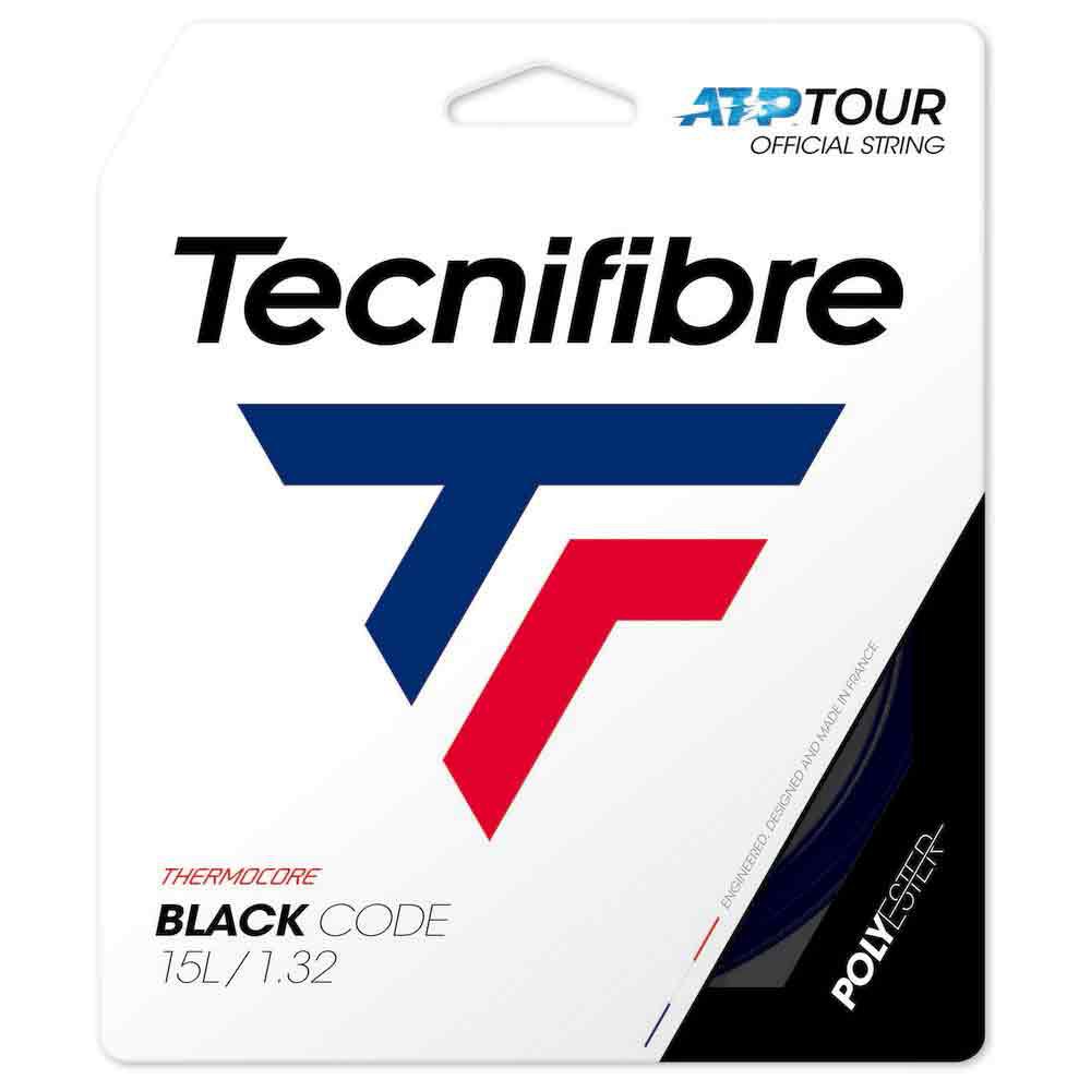 Tecnifibre Corde Simple De Tennis Black Code 12 M 1.18 mm Black