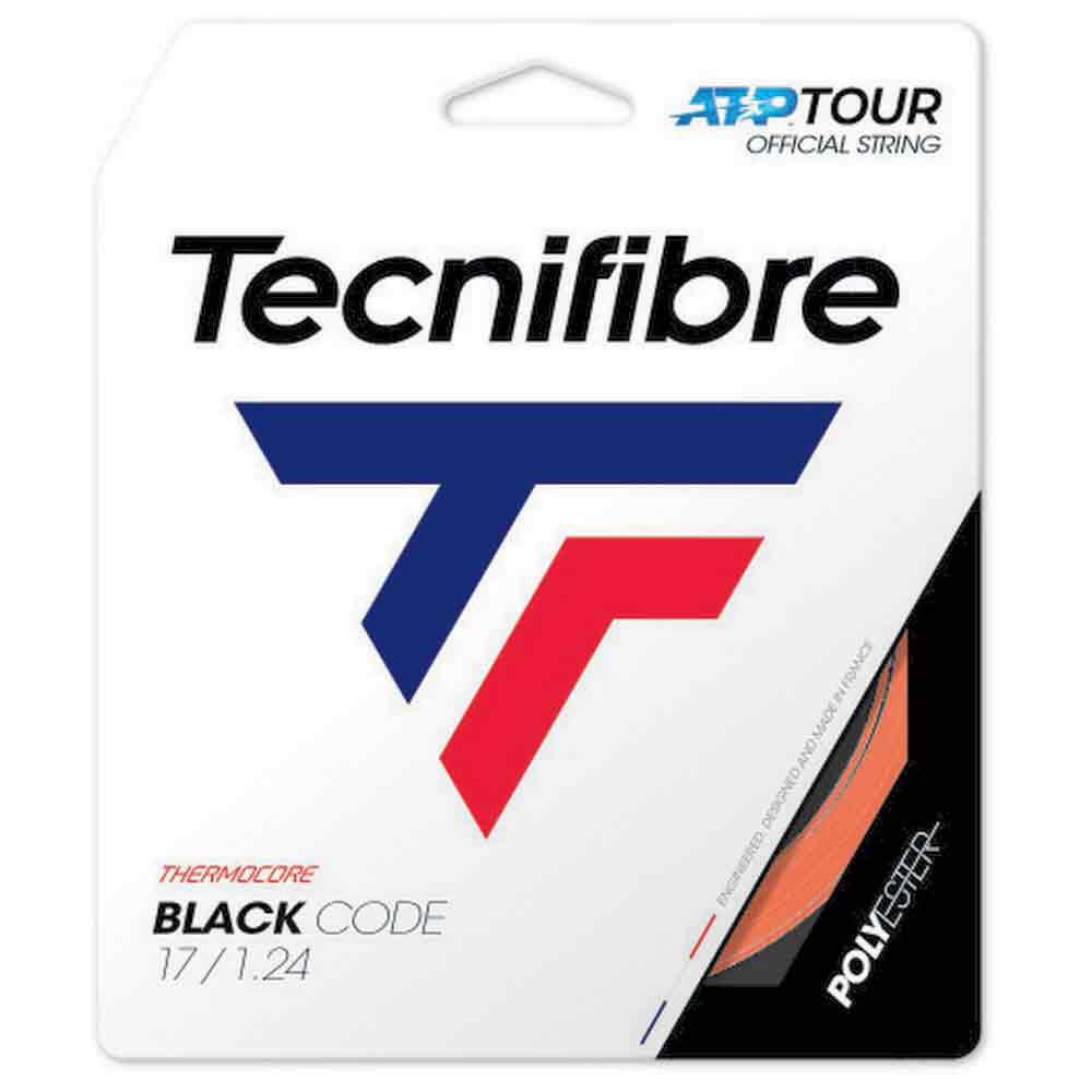 Tecnifibre Corde Simple De Tennis Black Code 12 M 1.24 mm Fire