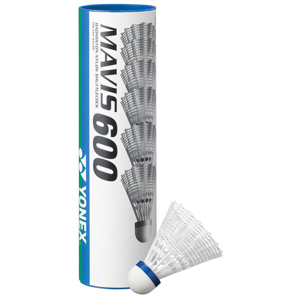 Yonex Mavis 600 77 Badminton Shuttlecocks Blanc 6 Units